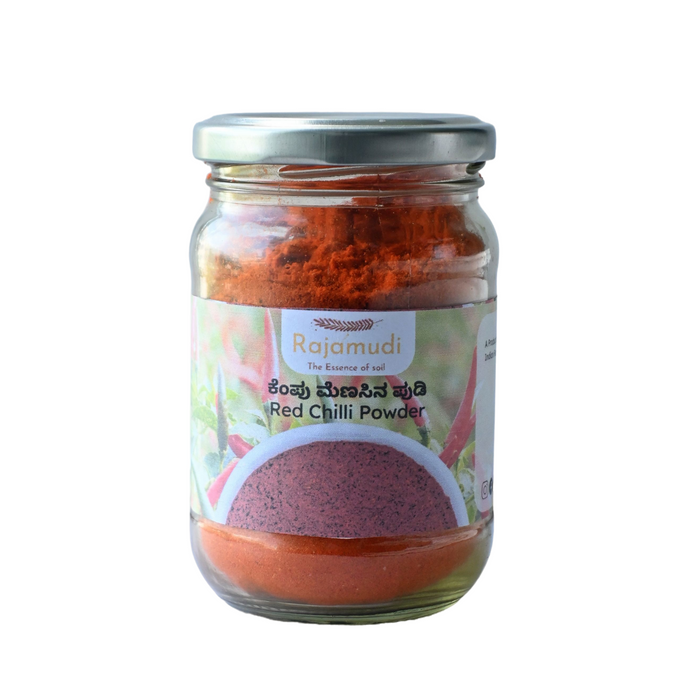 Rajamudi Organic Red Chilli Powder - 100 Grams