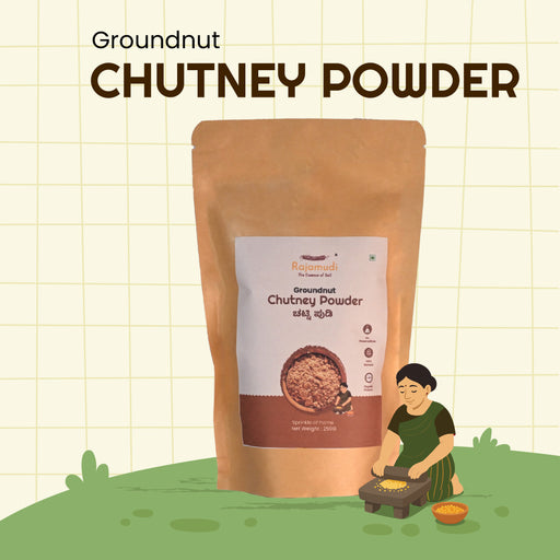 organic groundnut chutney powder