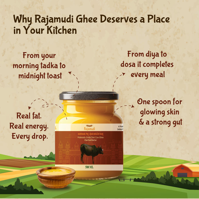 Rajamudi Ghee benefits