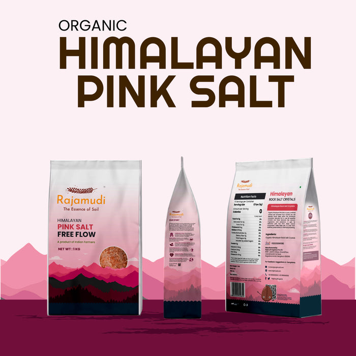 Purest Himalayan Rock Salt Free Flow: Nature's Salt Symphony (Sendha Namak)
