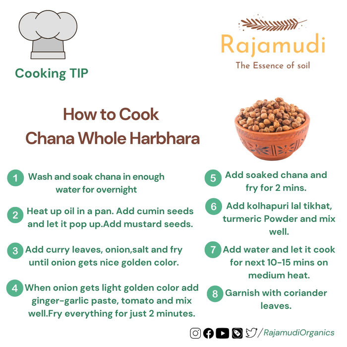 Organic Kabuli Chana/Chickpea |Rajamudi Organics