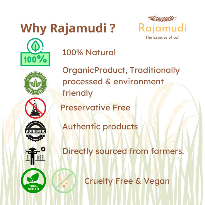 Authentic Rajamudi Rice Flour - Made from organic Rajamudi Rice