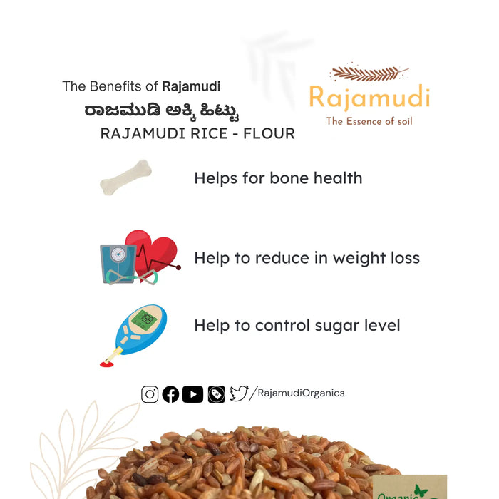 rajamudi rice flour health benefits 